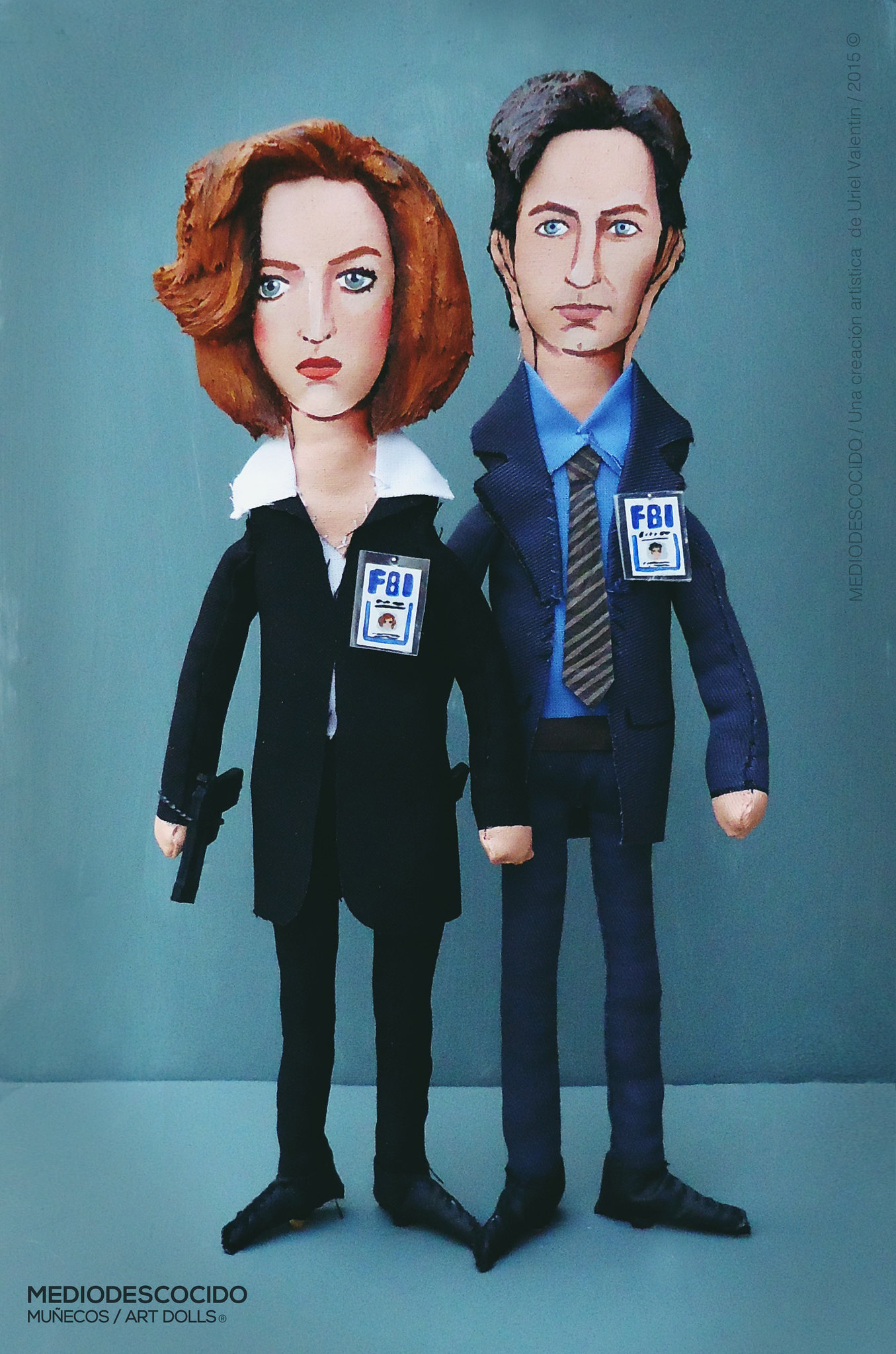 Dany Scully aus "Akte X" diente vielen jungen Mädchen als Vorbild, Foto: Uriel Valentin, Mediodescocido Art Dolls