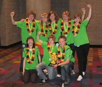 15 Jahre zdi: 2008 | zdi-Roboterteam beim Weltfinale der First Lego League