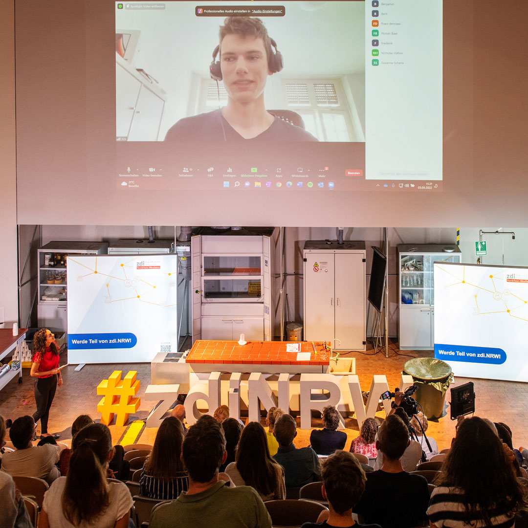 Der Gewinner der Kategorie Bester Science-Clip. @ zdi.NRW