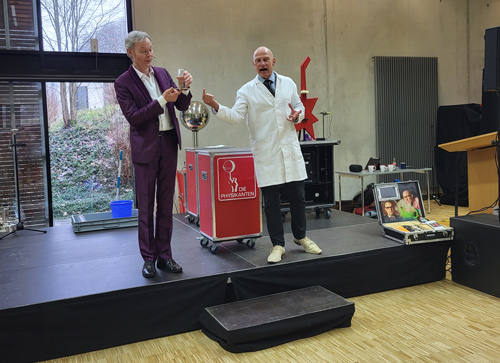 Wissenschaftsshow der Physikanten beim MINT-Mach-Tag.